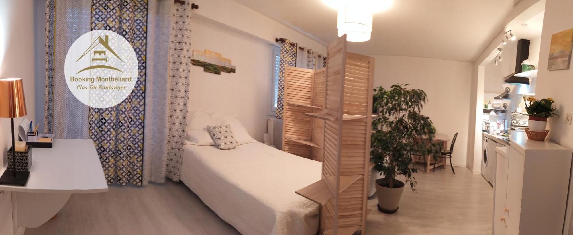 Grand Studio, Super Equipe, 2 Pas Du Centre-Ville "Clos-Du-Boulanger" - Parking Prive Монбельяр Экстерьер фото